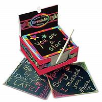 Melissa & Doug Mini Scratch Art Notes Box MND5945