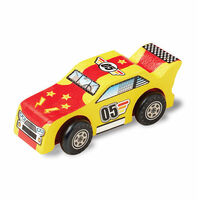 Melissa & Doug Decorate-Your-Own Wooden Race Car MND8829 ** 