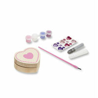 Melissa & Doug Created by Me! Wooden Heart Box Craft Kit MND8850