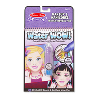 Melissa & Doug On the Go Water WOW! Makeup & Manicures Water-Reveal Pad MND74507