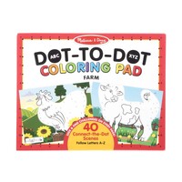 Melissa & Doug ABC Dot-to-Dot Colouring Pad - Farm MND30260