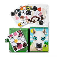 Melissa & Doug On the Go Pets Reusable Sticker Pad Make-a-Face MND30512