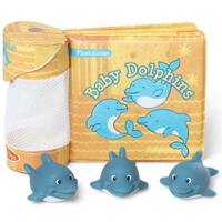Melissa & Doug Float-Alongs Baby Dolphins Bath Book 31201 **