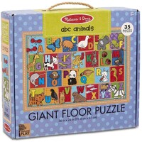 Melissa & Doug Giant Floor Puzzle ABC Animals 35pcs MND31373 ** 