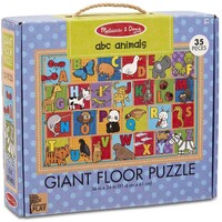 Melissa & Doug Giant Floor Puzzle ABC Animals 35pcs ** MND31373