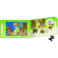 Melissa & Doug Magnetic Take Along Jigsaw Puzzles On The Farm MND32832