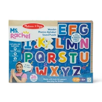 Melissa & Doug Ms Rachel Wooden Alphabet Sound Puzzle 50379