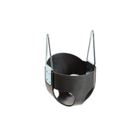 Full Bucket Infant Swing Seat rubber - BLACK - Commercial Grade seat only