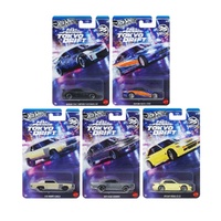 Hot Wheels Silver Series Fast & Furious Tokyo Drift Set of 5 Cars HNR88-956M