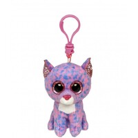 Ty Beanie Boos Clip CASSIDY Lavendar Cat TY35244