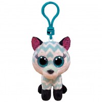 TY Beanie Boo Clip ATLAS Aqua Fox TY35249