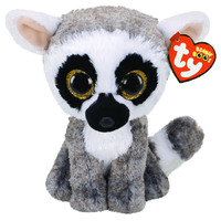 TY Beanie Boos Regular Linus Lemur TY36224 ** 
