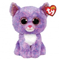 Ty Beanie Boos Regular CASSIDY Lavendar Cat TY36284