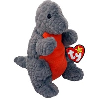 TY Beanie Baby Regular EMMETT the Gray Dinosaur T30-41335