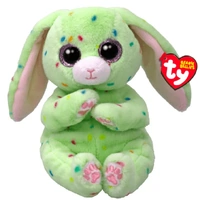 TY Beanies Boos Regular FERN Green Bunny TY41514