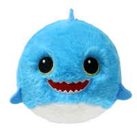 TY Beanie Bouncer FINS Blue Shark 83007