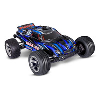 TRAXXAS Rustler BL-2s Radio Control Brushless 2WD (Battery & Charger NOT inc) 37354 BLUE