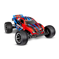 Traxxas Rustler 1:10 Scale R/C Stadium Truck with TQ 2.4 GHz radio system 37254 RED