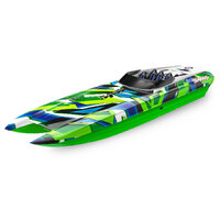 Traxxas DCB M41 Widebody Brushless 40" R/C Race Boat TQI - Green 57046 (Battery/Charger Not Inc)