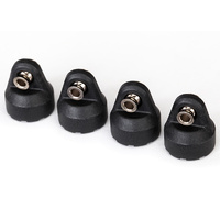 Traxxas Shock Caps (Black) (4) (Assembled with Hollow Balls) 8361