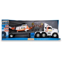 Mighty Fleet Titans Flatbed Truck with Helicopter FR57121
