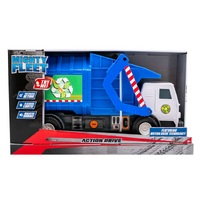 Mighty Fleet Action Drive Blue Garbage Truck FR57286