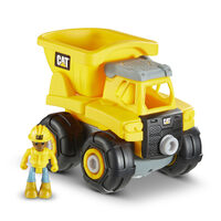 CAT Caterpillar Build Your Own Dump Truck building toy with figure FR80900