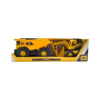 CAT Mini Crew 7" Vehicles 2pk - Dump Truck & Excavator FR82289