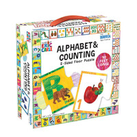 World of Eric Carle Two Sided ABC and Counting Floor Puzzle 33835 **