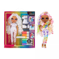 Rainbow High Colour & Create Fashion Doll - Purple Eyes/Curly Hair 501077