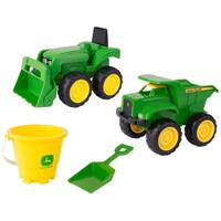 John Deere Big Scoop 15cm Dump Truck and Tractor Sand Pit Set 46745