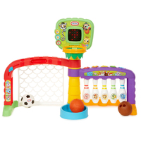 Little Tikes 3-in-1 Sports Zone Soccer Bowling Basketball 643224