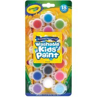 Crayola Washable Kids' Paints 18 Colours 540125 **