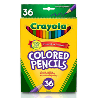 Crayola Coloured Pencils 36pk 684036
