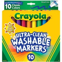 Crayola Ultra Clean Washable Classic Markers 10pk 587851