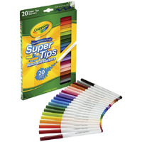 Crayola Super Tips Washable Markers 20pk 588106