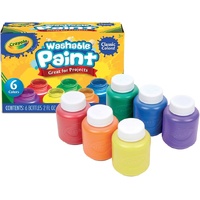 Crayola Washable Kids' Paint 6 Colours 541204**