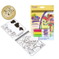 Crayola Colour & Erase Reusable Activity Pad On The Farm 811492