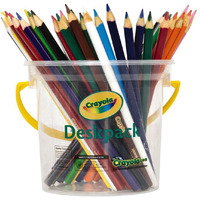Crayola 48 Triangular Coloured Pencil Deskpack 12 Colours 688250 ** 