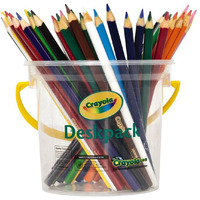 Crayola 48 Triangular Coloured Pencil Deskpack 12 Colours 688250 **