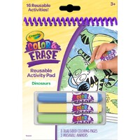 Crayola Colour & Erase Reusable Activity Pad Dinosaurs 811491