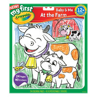 Crayola My First Baby & Me Colouring Book - At the Farm 811350