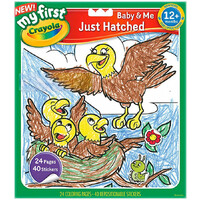 Crayola My First Baby & Me Colouring Book - Just Hatched 811350