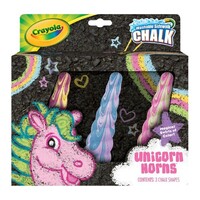 Crayola Unicorn Horns Chalk 3pk 512050