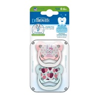 Dr Brown's Prevent Contoured Pacifier Stage 1 PINK