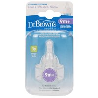 Dr Brown's Level 4 Narrow Neck Bottle Nipples 2pk 313GB