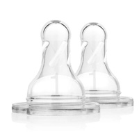 Dr Brown's Level 1 Narrow Neck Bottle Nipples 2pk 302GBX2