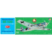 Guillow's Messerschmitt Bf-109 1:30 Scale Rubber Powered Flying Balsa Model Kit GUI-505