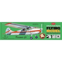 Guillow's Cessna 170 Rubber Powered 1:18 Scale Flying Balsa Model Kit GUI-302LC