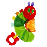 Eric Carle Very Hungry Caterpillar Crinkle Teether Toy with Orange Slice KP55778